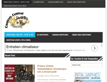 Tablet Screenshot of contestscentral.com